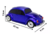 Caixinha De Som Bluetooth Led Miniatura De Carro Fusca na internet