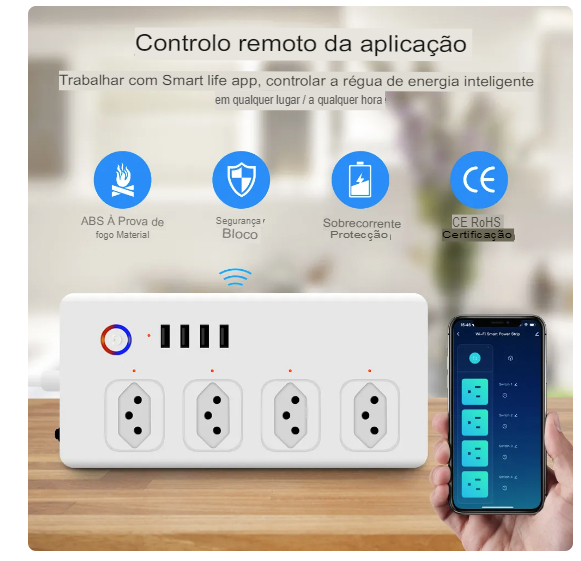 Extensões e Blocos de Tomadas - Eletricidade e Smart Home