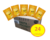 Caixa 24 unidades Fruta Pocket Snack Banana Liofilizada 20g