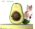 Brinquedo Interativo De Gato Bola Catnip Abacate Com Adesivo - loja online