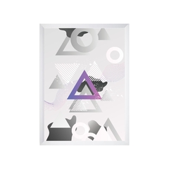 Quadro Abstrato Triângulos - comprar online