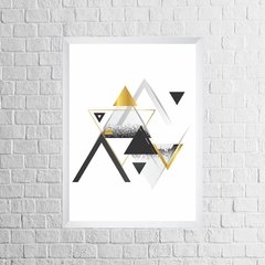 Quadro Triângulos Abstrato - comprar online