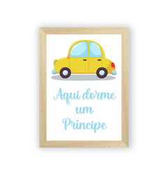 Quadro Infantil Aqui dorme um príncipe - comprar online