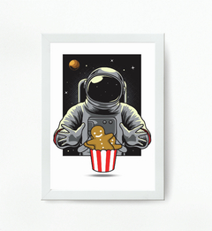 Quadro Astronauta com biscoitos - comprar online