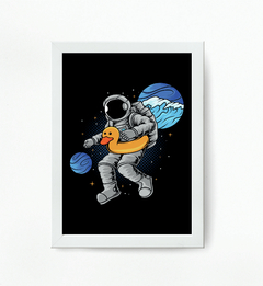 Quadro Astronauta com bóia