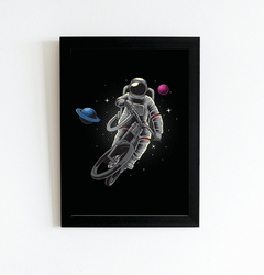 Quadro Astronauta de bike