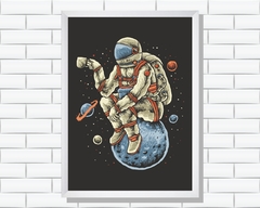 Quadro Astronauta tomando café - comprar online
