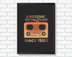 Quadro Awesome Retrô - comprar online