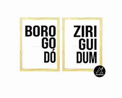Kit Quadros Borogodó e Ziriguidum na internet