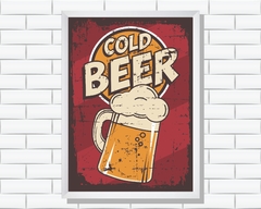 Quadro Cold Beer - comprar online