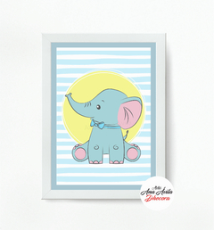 Quadro Infantil Elefante - comprar online