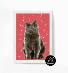 Quadro Personalizado Gato - comprar online