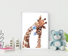Quadro Girafas com chiclete