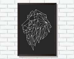 Quadro Abstrato Leão - comprar online