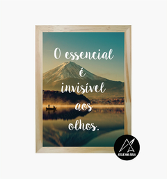 Quadro O essencial é invisível aos olhos - Ateliê Ana Ávila