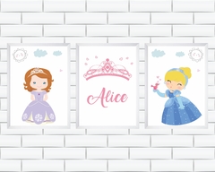 Quadros Princesa e Nome Personalizado - comprar online
