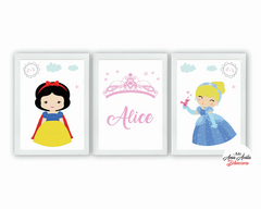 Quadros Infantis Princesas - comprar online