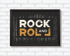 Quadro Rock and roll - comprar online