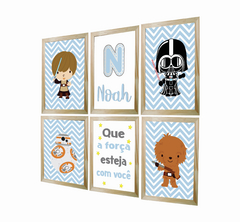 Quadros Infantis Star Wars Menino - Ateliê Ana Ávila