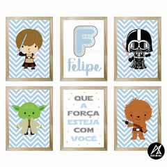 Kit Quadros Infantis Star Wars Menino na internet