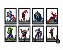 Quadros Super Heróis - comprar online