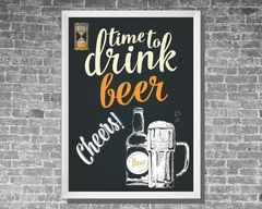 Quadro Time to drink beer - comprar online