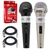 Microfone Para Karaôke Com 2 Microfones Com Fio Promoção ! - comprar online