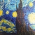 Mouse Pad Gamer Grande Pintura Van Gogh Noite Estrelada na internet