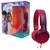 Fone Oex Teen HP303 Vermelho Com Fio e com Microfone - Mix Acessorios e Música