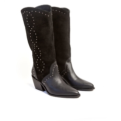 BOTA LARGA BLONDIE NEGRO - comprar online