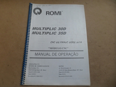 Manual Romi Multiplic  30d - 35d  Módulo Cnc / Por -- 0961 - Celiza Máquinas