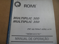 Manual Romi Multiplic  30d - 35d  Módulo Cnc / Por -- 0961 na internet
