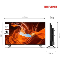 TV LED 50" TELEFUNKEN TK5022UK6 SMART UHD 4K en internet