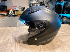 Capacete Aberto - Original Harley Davidson com visor solar interno - Tamanho 58 usado - Código: 2655 - comprar online