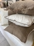 Almohadon Nardo con vivos crudos 50 x 50 - comprar online