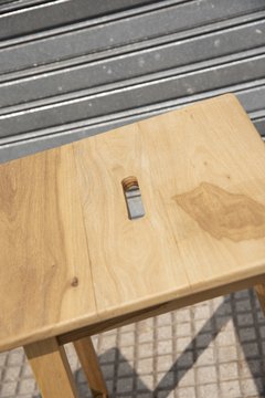 n.80 - BANQUETA DE MADERA SIN RESPALDO - tienda online