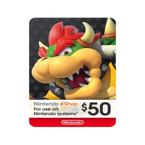 Tarjeta Nintendo eShop U$ 50