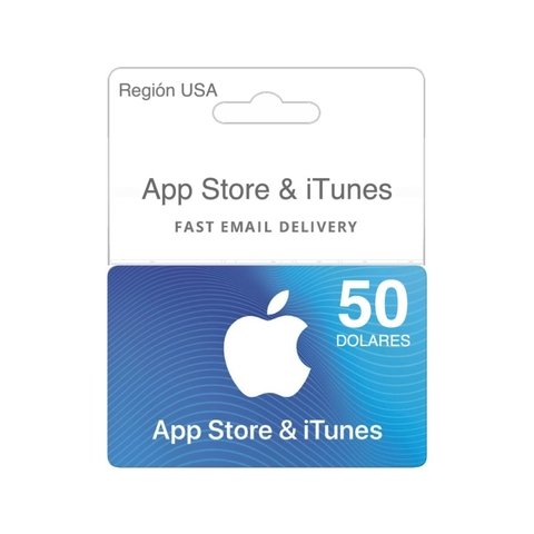 U$ 50 Tarjeta Apple iTunes