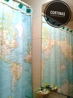 Cortina de Baño estampada