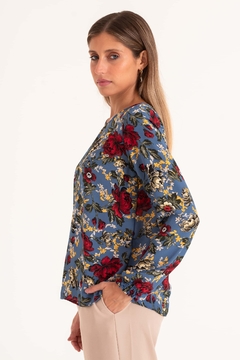 25018 blusa creppe estampado - comprar online