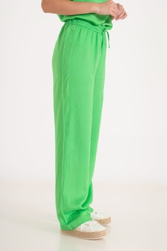 25565 pantalon lino liso - comprar online