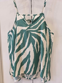 Imagen de 26564 musculosa lino estampado