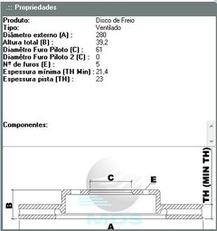 Discos Freio Dianteiro Pt Cruiser 2001 A 2014 2.0 2.4 16v - comprar online