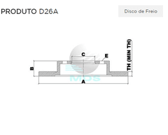 KIT FREIO DISCOS TRASEIRO JEEP WILLYS RURAL, FORD F75 na internet