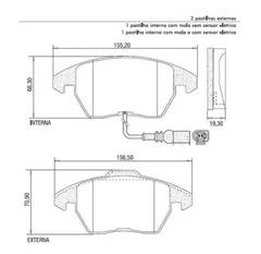 Discos + Pastilhas Vw Jetta Tiguan 2.0 Tsi na internet