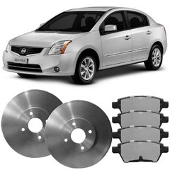 Discos + Pastilhas Nissan Sentra 2007 A 2013 2.0 16v