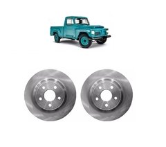 Discos Freio Dianteiro Jeep willys Rural Ford F75