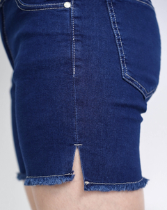 Short de jean elastizado y tiro alto - Pilar Prada 
