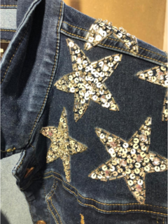 Campera Bordada Estrellas - comprar online