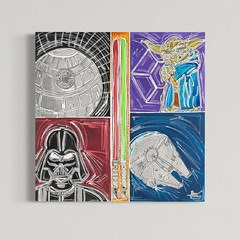 Quadro Star Wars - Reprodução em Tela - comprar online